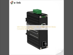 Bộ chuyển đổi truyền thông SFP PoE Mini Gigabit 10 / 100 / 1000M công nghiệp 802.3at 30W