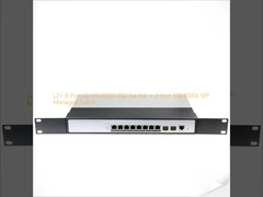 Bộ chuyển mạch có quản lý L2+ 8 cổng 10/100/1000T 802.3at PoE + 2 cổng 100/1000X SFP