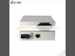 10/100M WDM Fast Ethernet Media Converter với PSU tích hợp