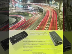 Micro type Ethernet Media Converter với 10 / 100 / 1000Base-Tx đến 100 / 1000Base-Fx
