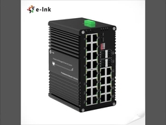 Industrial L2+ 24-Port 10/100/1000T 802.3at PoE + 4-Port 1000X SFP Managed Ethernet Switch