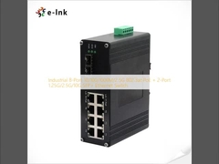 Công nghiệp 8-Port 10/100/1000M/2.5G 802.3at PoE + 2-Port 1.25G/2.5G/10G SFP+ Ethernet Switch