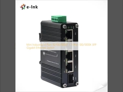 Mini Industrial 4-Port 10/100/1000T + 1-Port 100/1000X SFP Gigabit Ethernet Switch