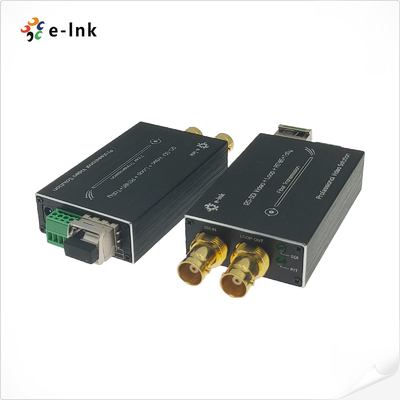 12G SDI sang bộ chuyển đổi sợi quang Truyền mức phát sóng không nén với Tally / RS485