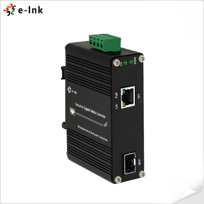 Công nghiệp PoE Media Converter 100 1000BASE-X SFP đến 10 100 1000BASE-T 802.3at 30W
