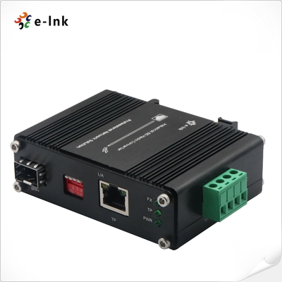 Bộ chuyển đổi sợi quang DIN Rail với chức năng chuyển đổi DIP 4 chữ số