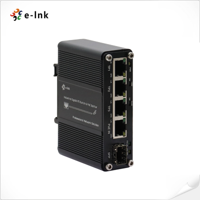 Mini Industrial Ethernet Switch 3 cổng 10/100/1000T đến 1-cổng 100/1000X SFP PD với chức năng chia PoE
