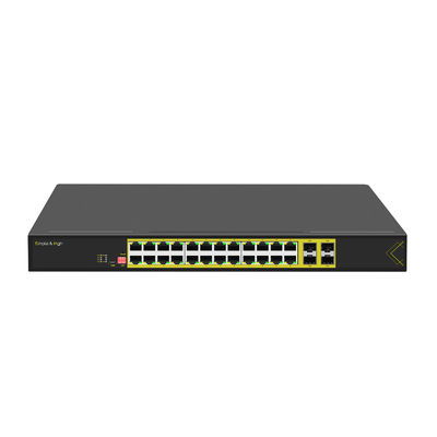 Bộ chuyển mạch PoE L2+ gắn rack 24 cổng 10/100/1000T 802.3at + 4 cổng 1000X SFP