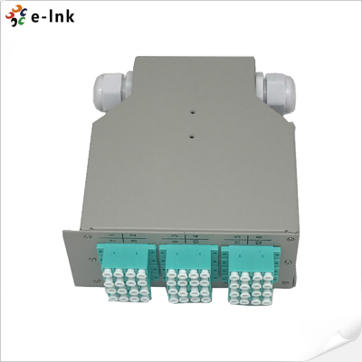 Bảng điều khiển sợi quang gắn trên đường ray 12LC Quad Din-rail