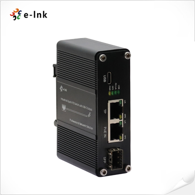 Bộ chuyển mạch Gigabit Ethernet PD công nghiệp mini với đầu ra Type-C