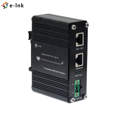 12 ~ 48V DC Power Input Công nghiệp 10G PoE + Injector