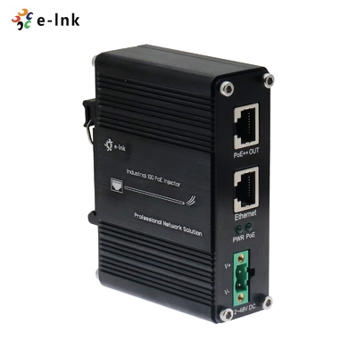 12 ~ 48V DC Power Input Công nghiệp 10G 60W PoE Injector