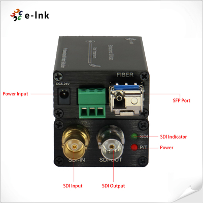 Bộ chuyển đổi HD / 3G-SDI hai chiều nhỏ sang sợi