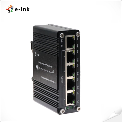 Công nghiệp 1-Port 802.3bt PoE++ đến 4-Port 802.3af / tại Gigabit PoE Extender