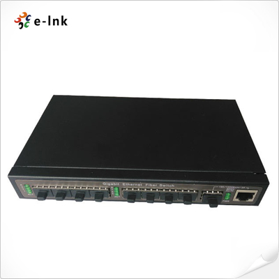 Bộ chuyển mạch quang 8 cổng SFP 100M + 1 cổng SFP/TP 1000M (Combo) uplink