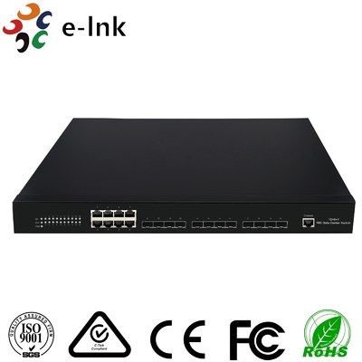 12 cổng SFP + 10G + 8 cổng 10/100/1000M đồng RJ45