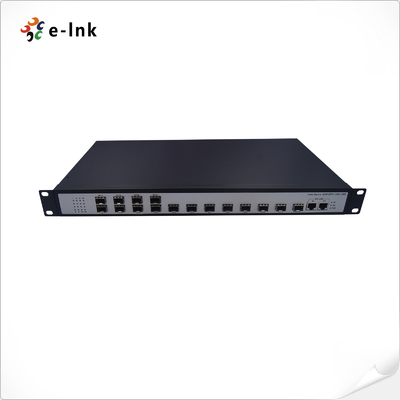 Bộ chuyển mạch 16 cổng 100Base-FX SFP không quản lý + 2 cổng 10/100/1000-TX