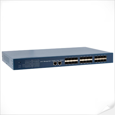 Bộ chuyển mạch quang Gigabit 24SFP + 2xRJ45 Quản lý