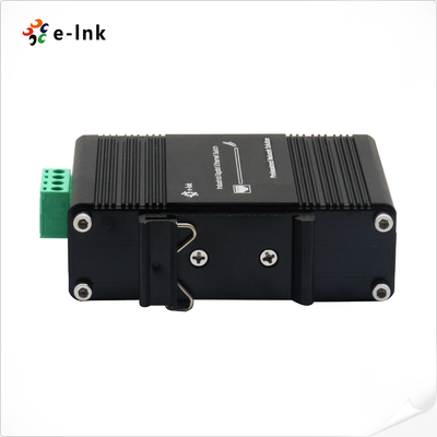 Mini Industrial 1-Port 100/1000X SFP đến 1-Port 10/100/1000T 90W PoE++ Media Converter