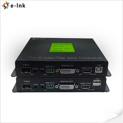 Chuyển đổi sợi HDMI đa chức năng quản lý đám mây
1Ch 1080P HDMI + USB KVM + 1Ch RS232 + 1Ch Bidi Stereo Audio + GPIO