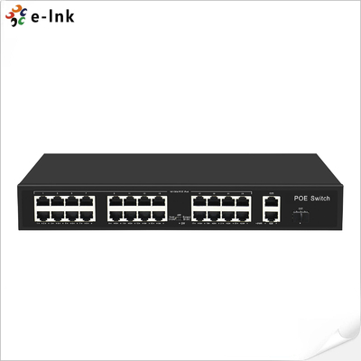 Bộ chuyển mạch Ethernet 16 cổng PoE 10/100M + 2 cổng RJ45 Uplink 10/100/1000M + 1 cổng SFP Uplink 1000M