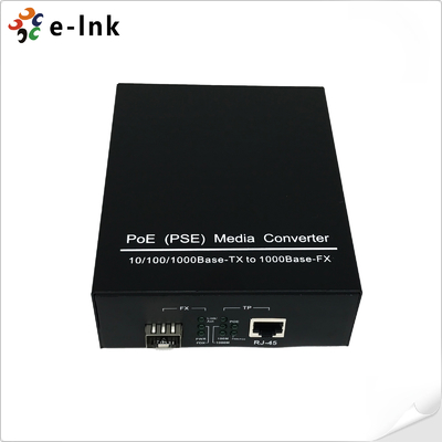 PoE ((PSE) 10/100/1000Base-TX đến 1000Base-X SFP Media Converter