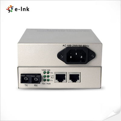 Bộ chuyển đổi phương tiện 1 cổng quang + 2 cổng UTP 10/100M với PSU tích hợp