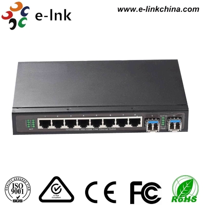 Quản lý 8 cổng 10/100/1000M Gigabit Switch với 2 khe cắm SFP