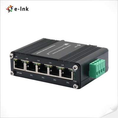 Chuyển đổi Gigabit Ethernet 5 cổng công nghiệp Ống kim loại Plug & Play cho văn phòng, nhà và hệ thống giám sát