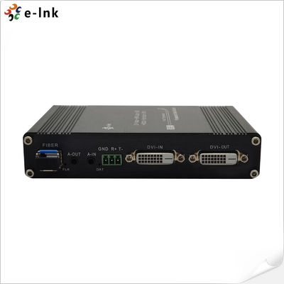 Bộ mở rộng cáp quang 1Ch 1080P Bidi DVI + 1Ch Bidi RS232 + 1Ch Bidi Âm thanh nổi + GPIO