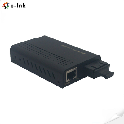 Mini 10/100/1000Base-TX đến 1000Base-FX Fiber Media Converter