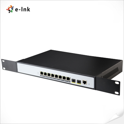 L2 + 8-Port 10/100/1000T + 2-Port 100/1000X SFP Managed Ethernet Switch
