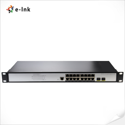 Bộ chuyển mạch có quản lý L2+ 16 cổng 10/100/1000T 802.3at PoE + 2 cổng 100/1000X SFP