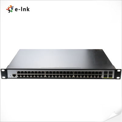 L2 + 48-Port 10/100/1000T 802.3at PoE + 4-Port 100/1000X SFP Managed Switch