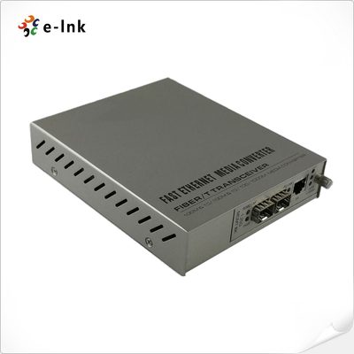 1-port 10/100/1000Base-T + 2-port 1000Base-SFP (1+1) Fiber Media Converter dư thừa