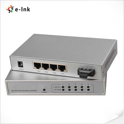 10/100/1000M Quản lý 1FX + 4TX Fiber Switch