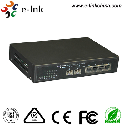 10/100/1000M Quản lý 2FX + 4TX Fiber Switch