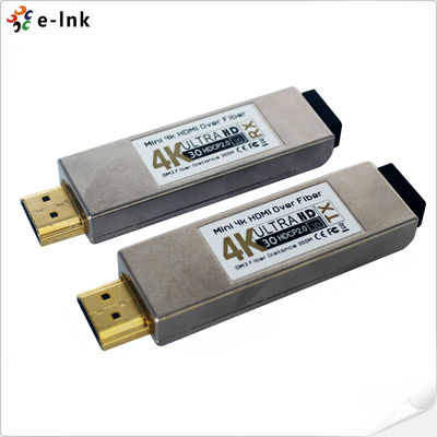 Bộ mở rộng cáp quang HDMI 4K, tầm xa 300m, độ trễ bằng không, HDCP 1.2