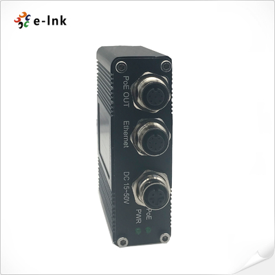 EN50155 Industrial 10/100/1000M 90W PoE Injector with M12 connector