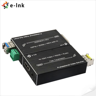 Mini 4K HDMI Fiber Extender với RS232 & Audio bên ngoài