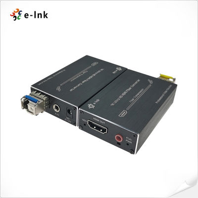 Micro Mini 4K HDMI Fiber Extender với âm thanh bên ngoài