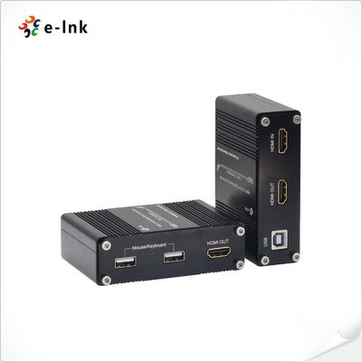 Mini 4K / 60Hz HDMI 2.0 KVM USB qua Fiber Optic Extender