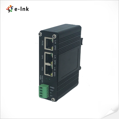 Bộ chia PoE công nghiệp IEEE802.3af/at với chức năng chuyển đổi 2 cổng, điện áp đầu ra 12VDC