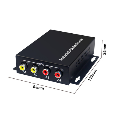 Bộ chuyển đổi âm thanh RCA hai chiều 2Ch qua sợi quang