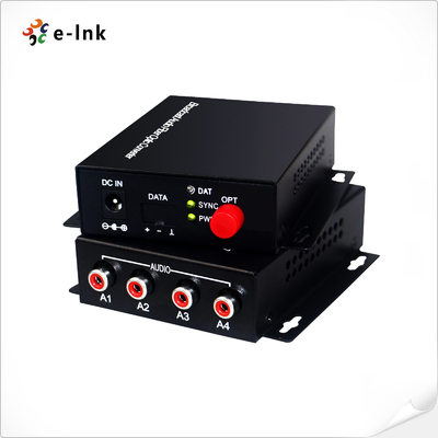Bộ chuyển đổi âm thanh 4Ch RCA qua cáp quang