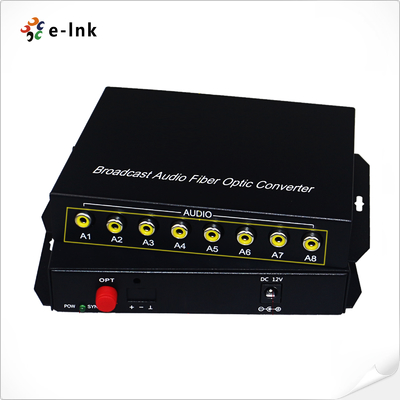 Bộ chuyển đổi âm thanh 8Ch RCA qua sợi quang