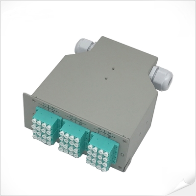 Bảng điều khiển sợi quang gắn trên đường ray 12LC Quad Din-rail