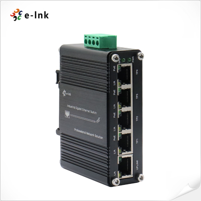 Bộ chuyển mạch công nghiệp mini 4 cổng 10/100/1000BASE-T 802.3at PoE + Bộ chuyển mạch Ethernet 1 cổng 10/100/1000T