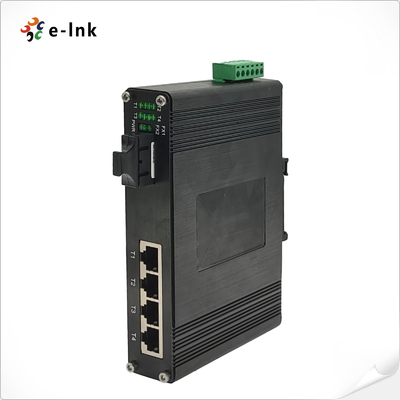 Industrial 4-Port 10/100/1000Base-T + 1-Port 1000BASE-X Ethernet Switch