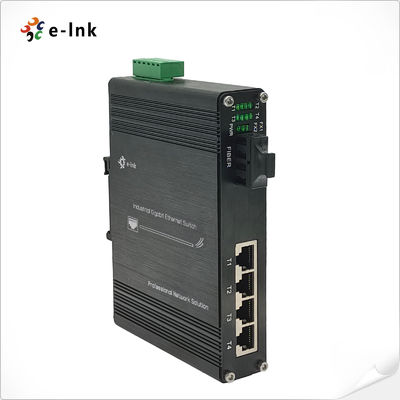 Bộ chuyển mạch Ethernet 4 cổng 10/100/1000T 802.3bt PoE + 1 cổng 100/1000BASE-X công nghiệp